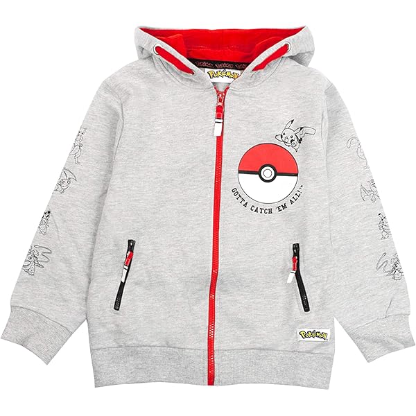 Felpa Con Cappuccio Pikachu Pokémon Per Bambini - Costume Sherpa Giallo 5-6 Anni Con Orecchie 3D E Coda