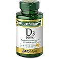 Vitamin D3 by Nature’s Bounty for Immune Support. Vitamin D Provides Immune Support and Promotes Healthy Bones. 125 mcg (5000