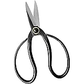 gonicc Professional 7.3" Bonsai Scissors(GPPS-1012), For Arranging Flowers, Trimming Plants, For Grow Room or Gardening, Bonsai Tools. Garden Scissors Loppers.