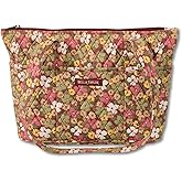 Bella Taylor Small Tote, Quilted Purse for Women, Lightweight Fabric Handbag, 10 Pockets, Zip Top