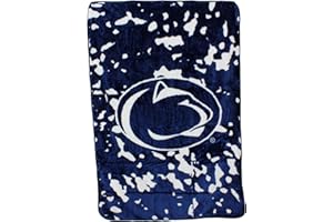 College Covers Penn State Nittany Lions Soft Rachel Plush Throw Blanket, 63 x 86"