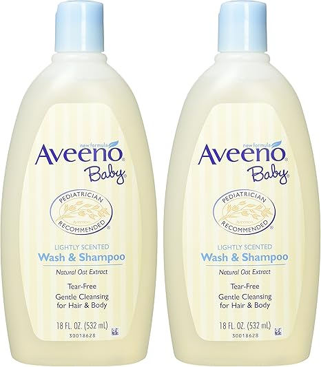 aveeno baby wash & shampoo 18 oz
