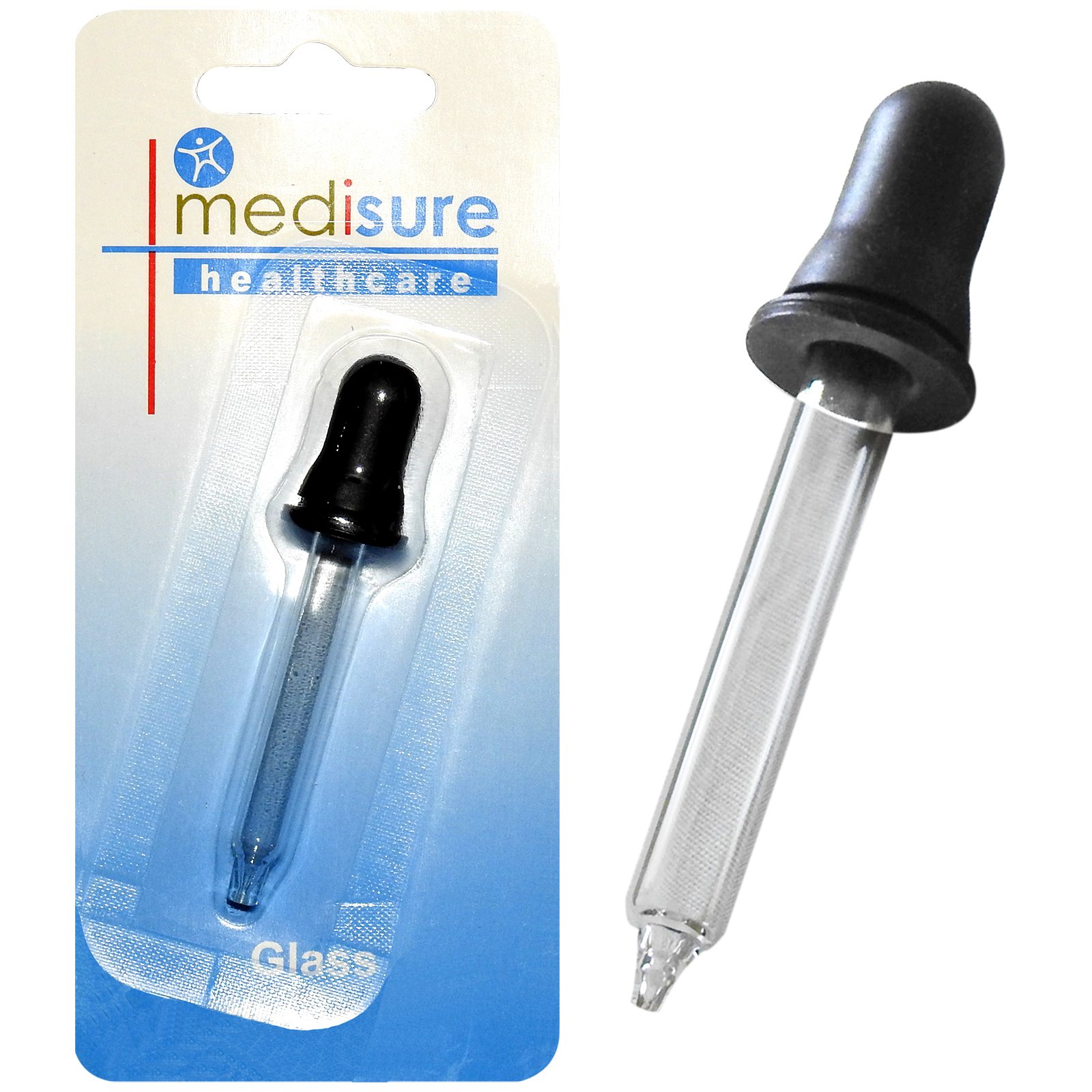 NECALON Medical First Aid Eye Dropper Clear Glass Pipette x 1 Tube
