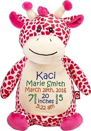 personalized stuffed giraffe