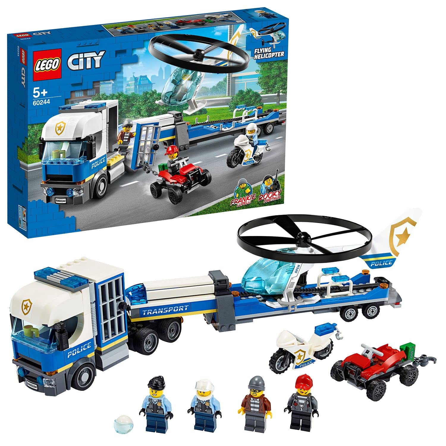 LEGO 60244 City Police Police Helicopter Transport