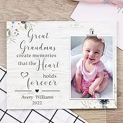 FDFHOME Personalized Grandma Picture Frame, Grandma