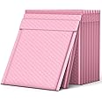 8x10 Light Pink Bubble Mailers Padded Mailers Bubble Envelopes Self Sealing Shipping Bags, 25 Pack