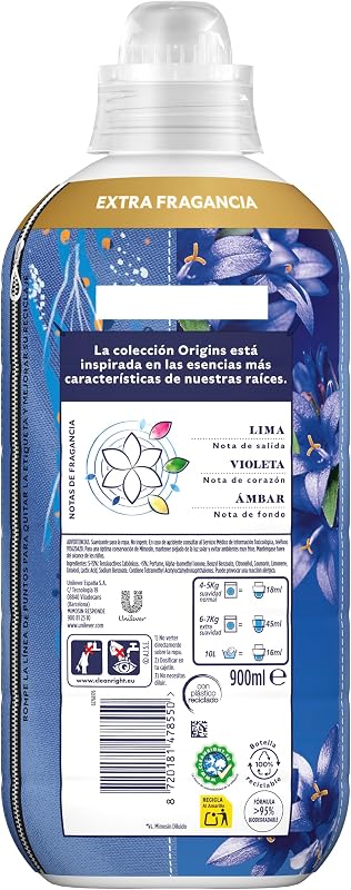 Origins Suavizante Concentrado Bergamota Salvaje, 8 x 50 lavados​