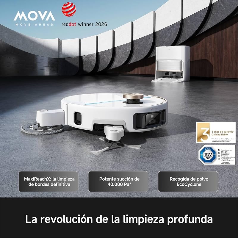 dreame V70 Ultra Complete, Aspirador Robô, Branco