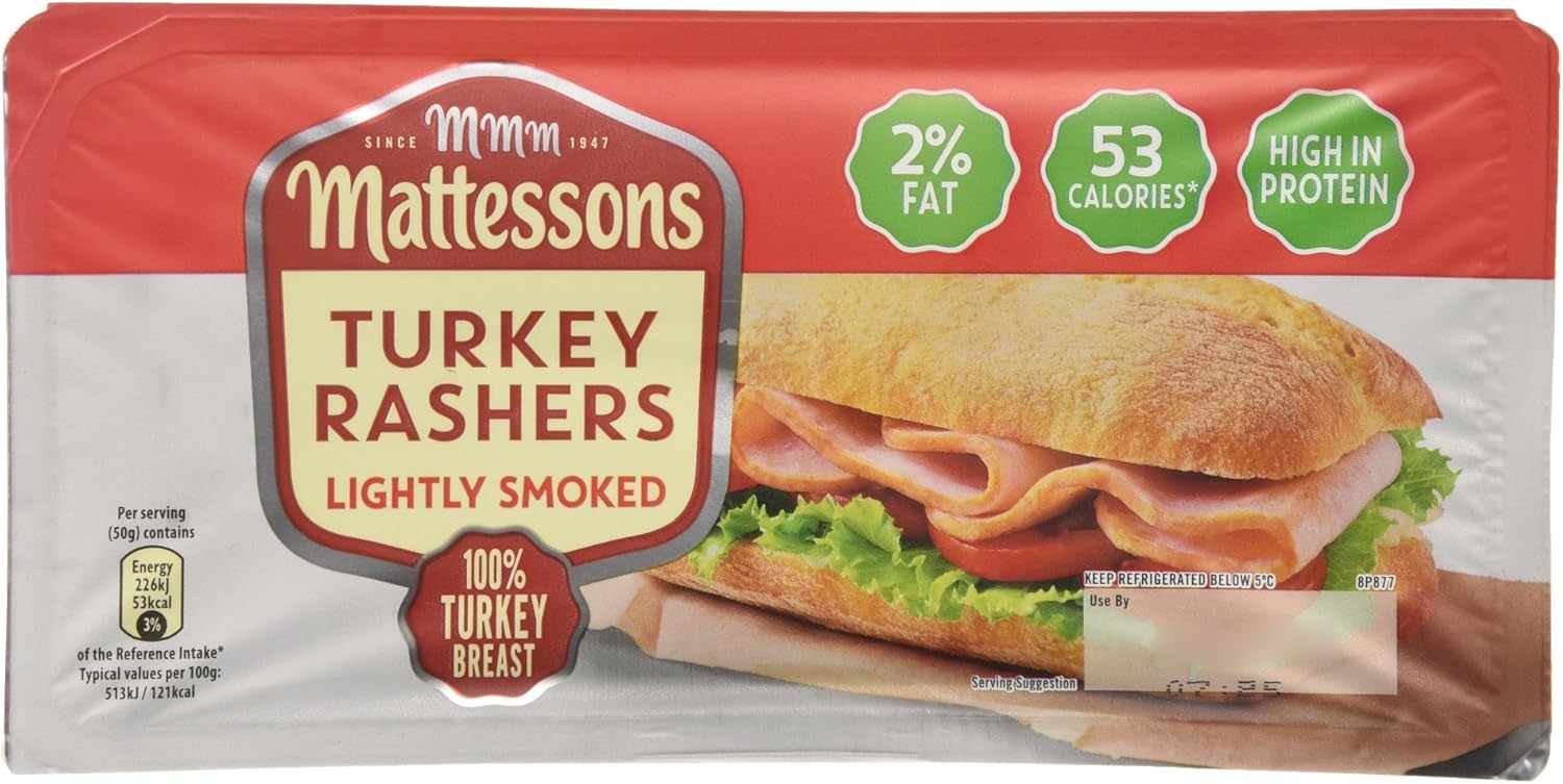 Mattessons Smoked Turkey Rashers, 200g Amazon.co.uk Grocery