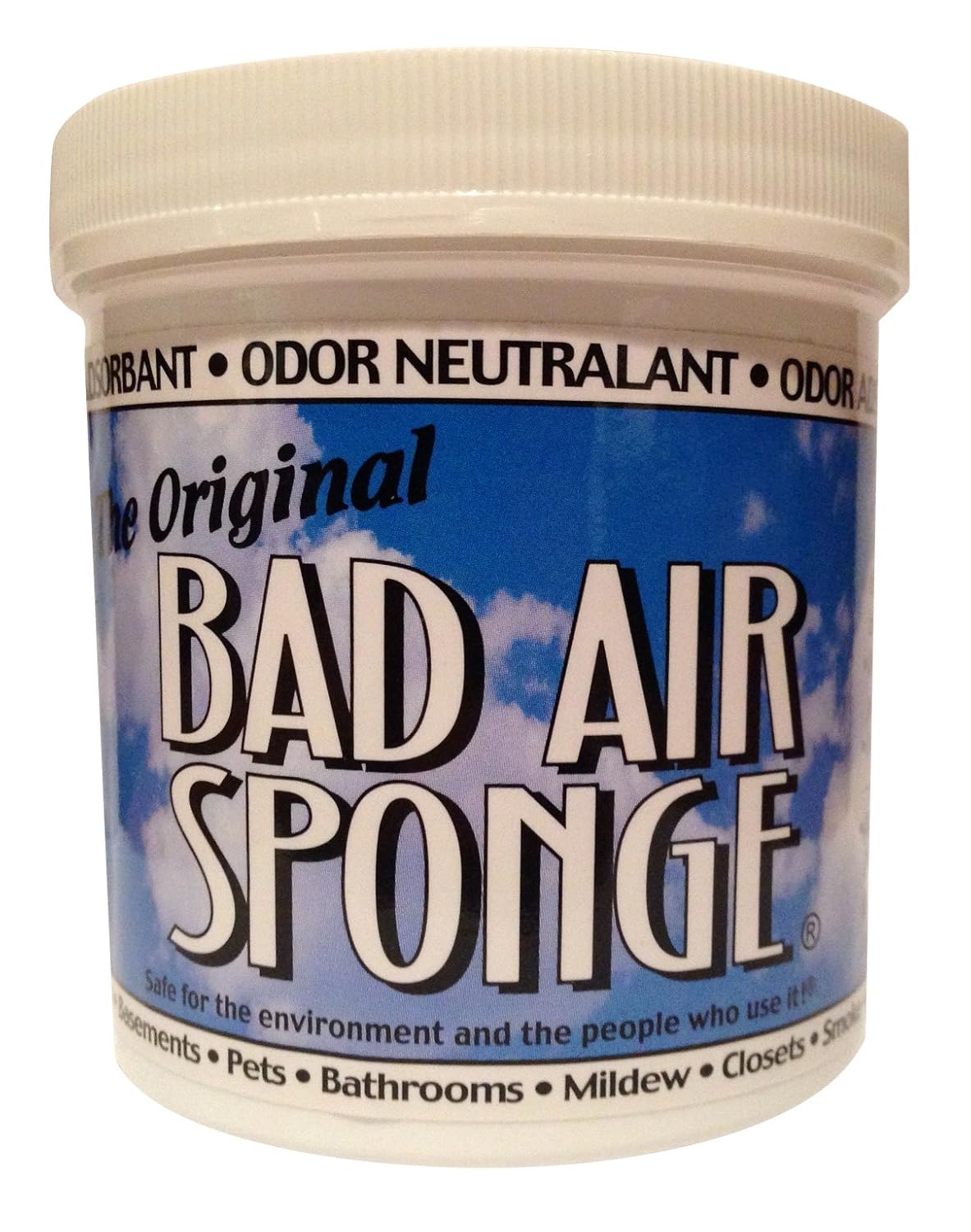 The ORIGINAL Bad Air Sponge Odor Absorbing Neutralant, 14oz(Packaging May Vary)