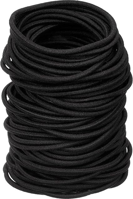 100 Pieces Hair Elastics Hair Ties Ponytail Holders Hair Bands