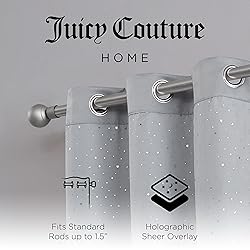 Juicy Couture Melody Night Star Cutout Curtains