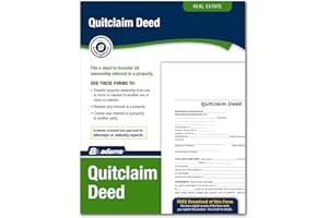 ADAMS SOCRATES MEDIA,LLC Quitclaim Deed Forms (SOMLF298), White