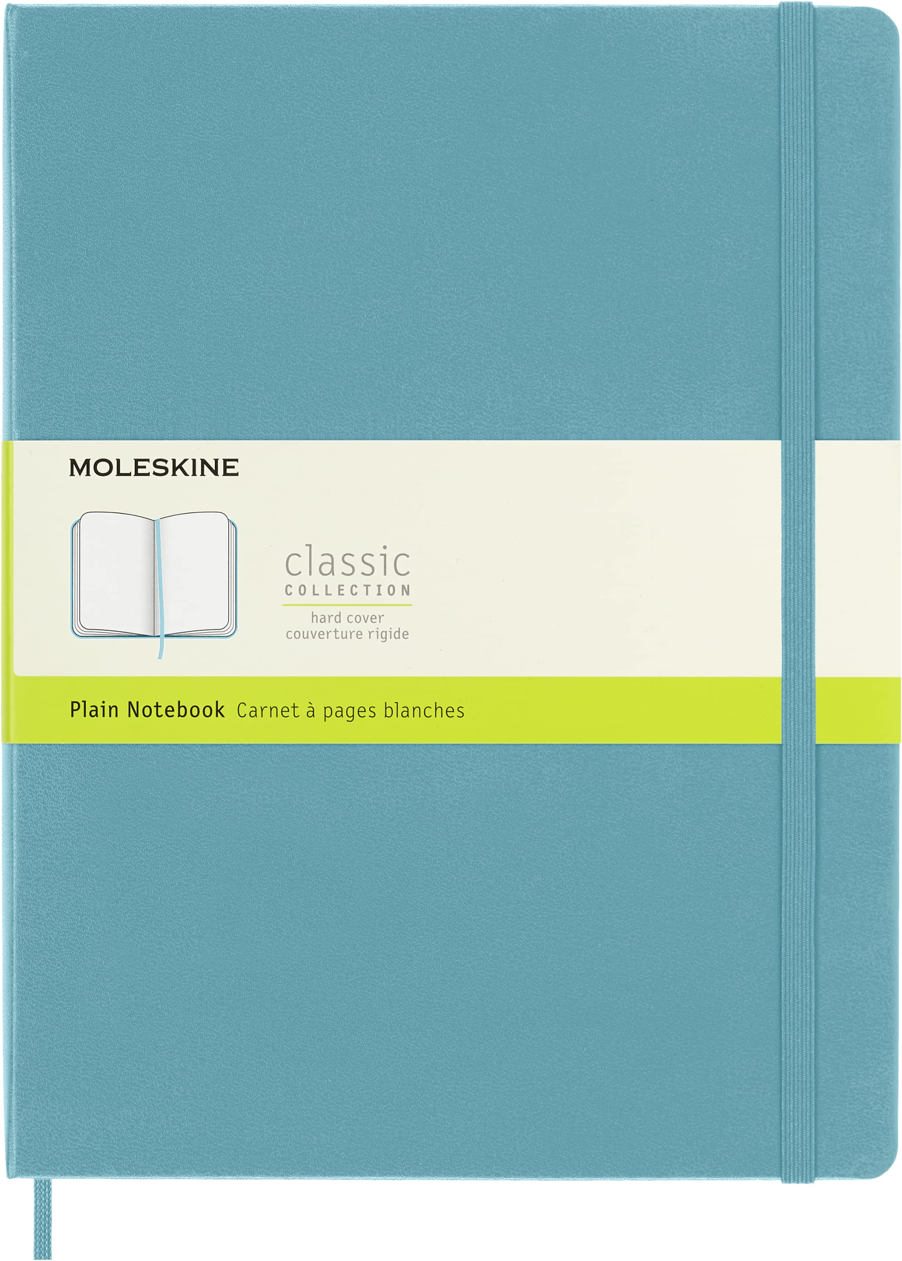 Moleskine Reef Blue Notebook Extra Large Plain Hard