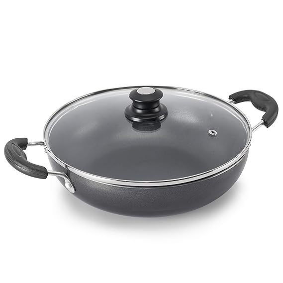 Buy Lifelong Hard Anodized Kadai 3 Litre, Induction and Gas Compatible