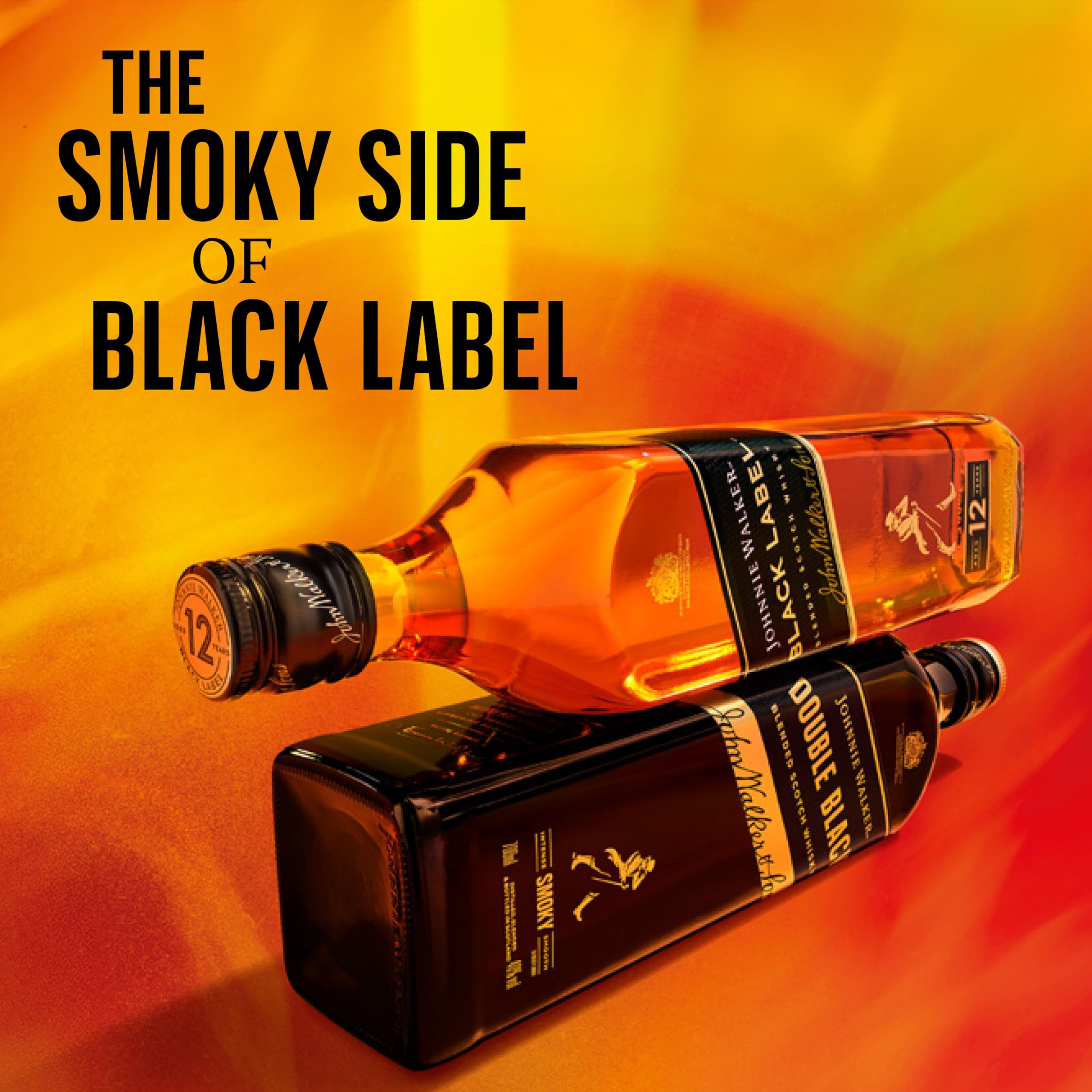 Johnnie Walker Double Black Label, Blended Scotch Whisky, aus den vier Ecken Schottlands direkt ins Glas, 40% vol, 700ml Einzelflasche 4