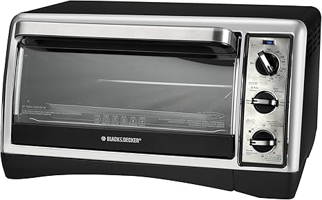 Black Decker 6 Slice 12 Inch Pizza Countertop Convection Toaster