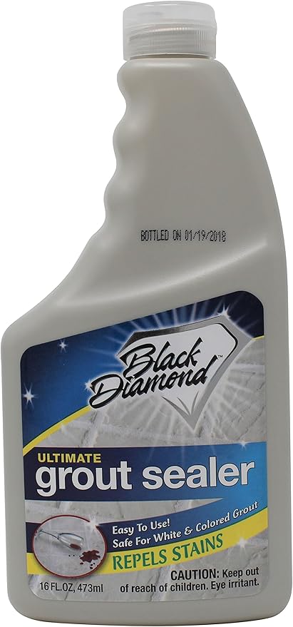 Black Diamond Stoneworks Ultimate Grout Sealer Seals Out Stains