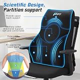 POOTACK Lumbar Support Cushion Memory Foam Back Support for Office Car Chair view 3