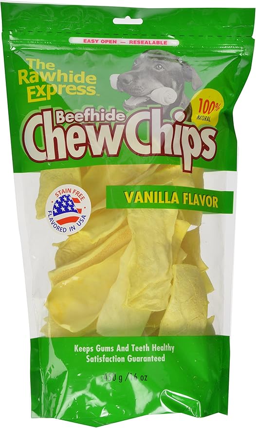 rawhide chew chips