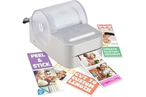 HP Sprocket Panorama Instant Portable Color Label & Photo Printer (Grey) Personalize Prints 2” x .5”- 9” on Zink Sticky-Backe
