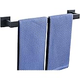 Alise Black Towel Bar, 20 Inch Towel Racks for Bathroom, SUS304 Stainless Steel Towel Holder Wall Mounted, Heavy Duty Towel Hanger for Bathroom & Kitchen (Matte Black)