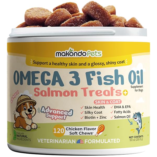 OMEGA 3 SOFT CHEWS – SALMON OIL FOR...