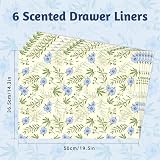 Linen Scented Drawer Liners - 6 Sheets for Wardrobe & Closet view 6