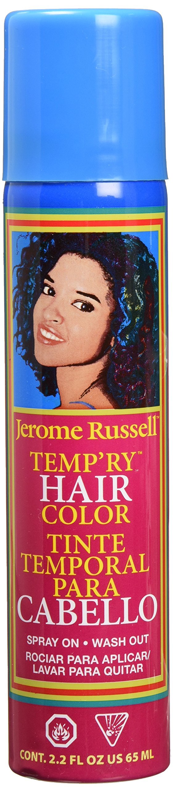 Jerome Russell Temp'RY Hair Color Spray, Honey Blonde, 2.2