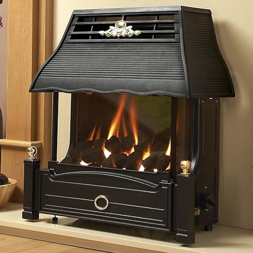 Flavel Natural Gas Fire Emberglow Outset Convector Electronic Top