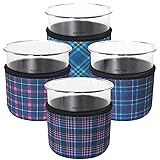 Xumbtvs Reusable Ice Cream Sleeve, 4 Pcs Neoprene