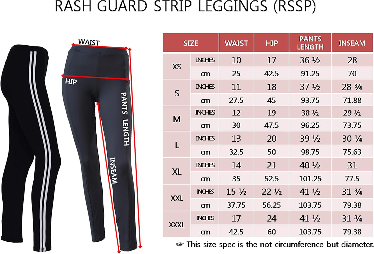 Private Island Women UPF 50+ Side Pockets Long Leggings Pants Swim Beach Swimsuit Rash Guard Bathing Bottom at  Women’s Clothing store