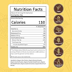 NUTRAPULSE Banana Cinnamon Vegan Protein Powder