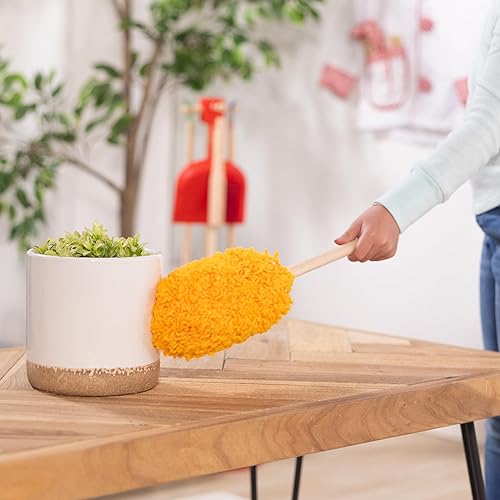 Melissa Doug Dust! Sweep! Mop! 6-Piece Pretend Play Cleaning Set