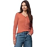 Splendid Womens Thermal Forever Henley Shirt