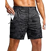 G Gradual Men's Shorts 7"/ 5"/ 9" Lightewight Casual Shorts for Men Hiking Golf Shorts with 3 Zipper Pockets