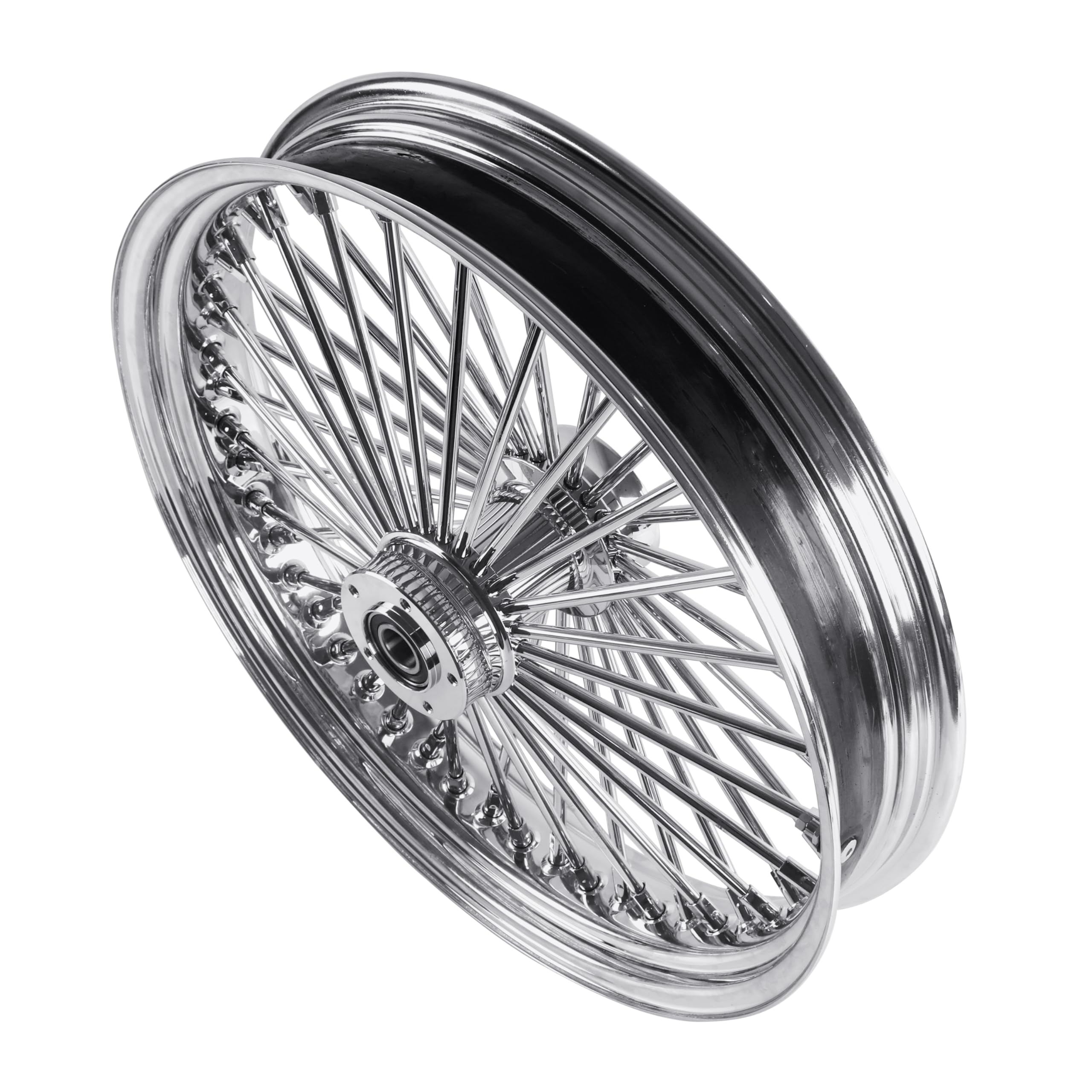 Photo 1 of REVOROAR Stainless Steel Spokes Front Dual Disc 21 * 3.5'' Wheels for 00-07 Touring 21 Inch Harley Wheels and Rims Updating-