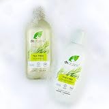 Dr Organic Tea Tree Shampoo & Conditioner Set 265ml Travel Bag view 2