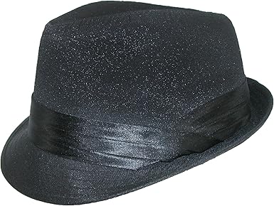 boys black fedora hat