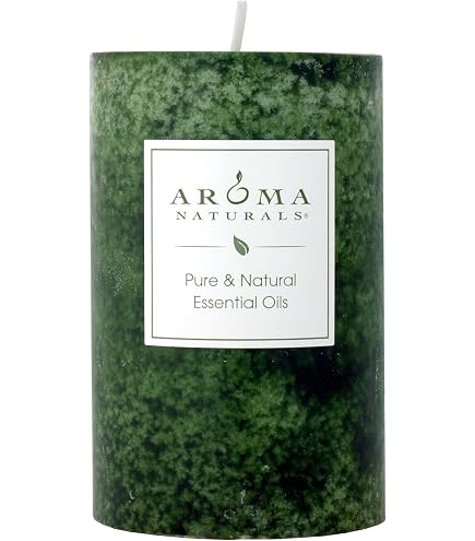 Wicks N More Candela A Colonna Foglie Autunnali, Multicolore, Profumo Di Mela E Melata, 4x4 Pollici, Fatta A Mano USA