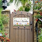 EDSG Personalised Garden Signs Custom Wood Plaque 186x92mm Outdoor Welcome view 5