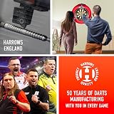 Harrows Ace Rubber Brass Steel Tip Darts Set 20-26g with Travel Case view 8