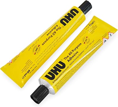 UHU All Purpose Adhesive Glue 60ml Pack of 2 Tubes