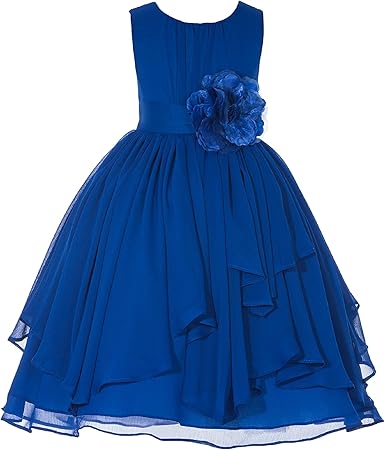 horizon blue flower girl dresses