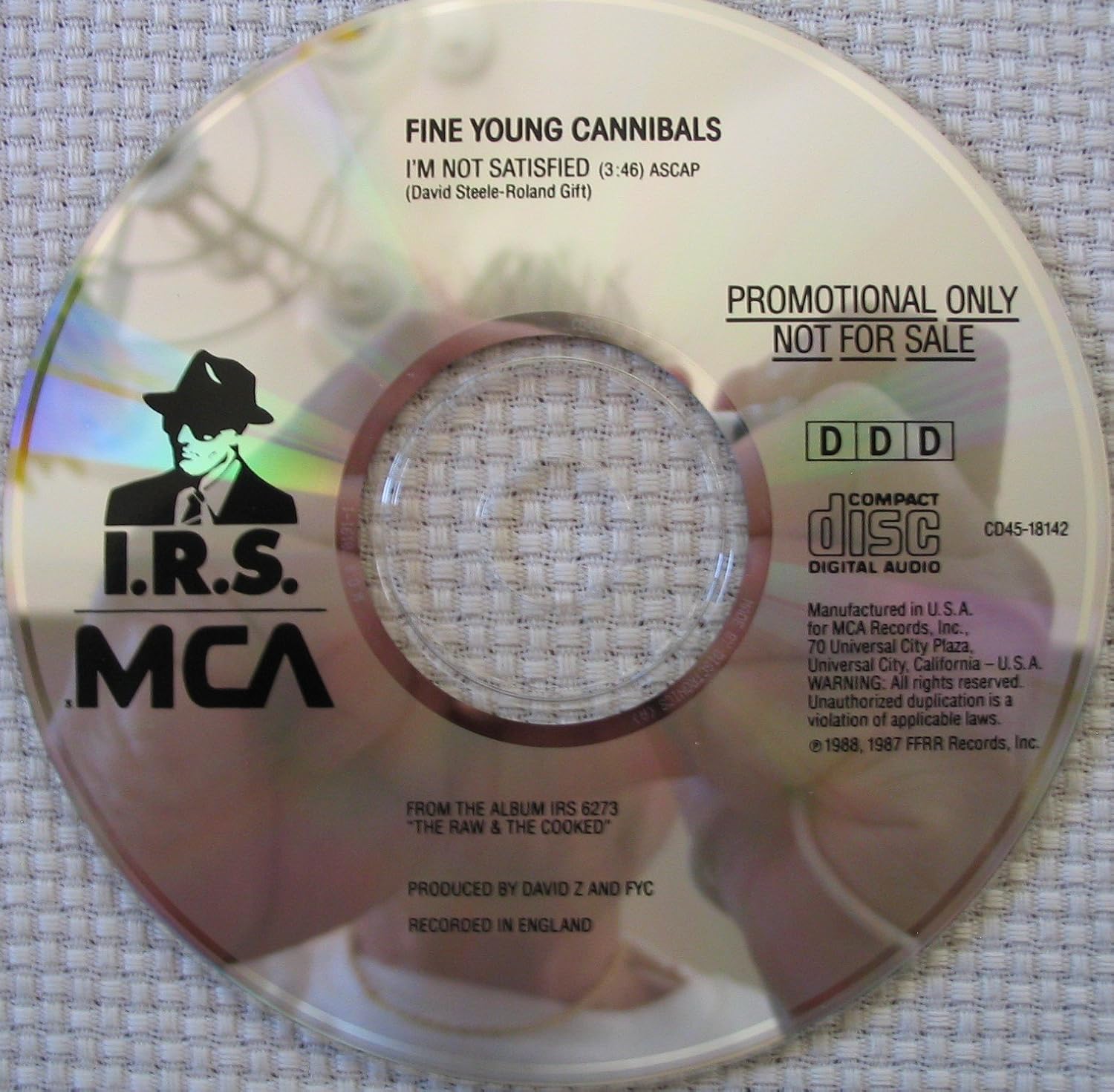 Fine Young Cannibals I M Not Satisfied
