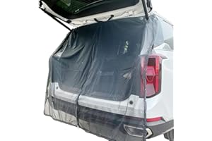 Qacoczme SUV Car Camping Sunshade,Car Tailgate Tent,Car Tailgate Mosquito Screen,Magnetic Car Camping Accessories(63 "x59)