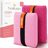 THURLADY Exfoliating Body Scrubber, Rough Body Scrubber Exfoliator, 2 Pack | Large Exfoliating Bath Shower Sponge, Loofah for Women, Deep Cleansing for Smooth Skin, Reusable &amp; Long-lasting, Pink &amp; Rose