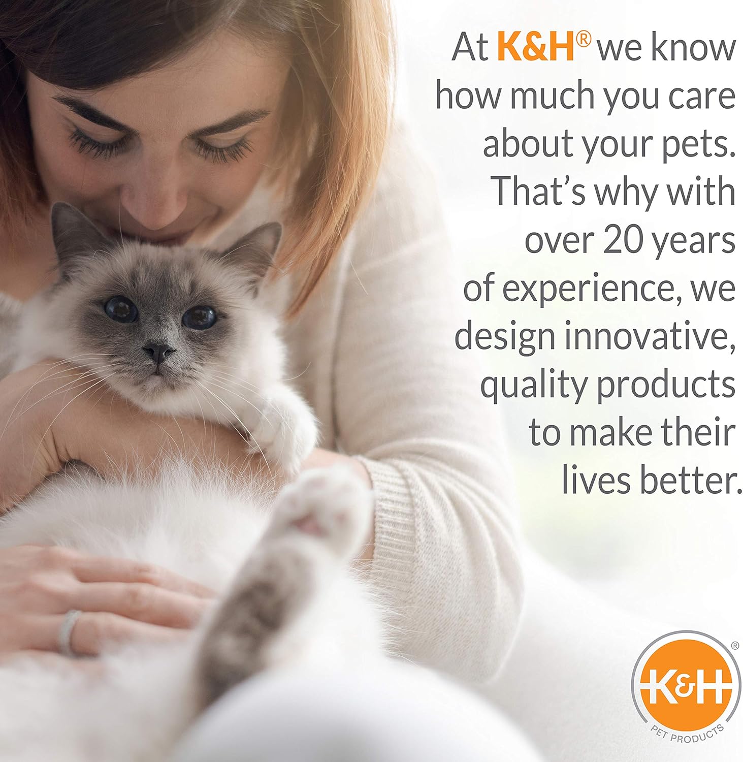 K&H Pet Products Mod Thermo-Kitty Heated Shelter Gray 21" x 14" x 13" 25W Great for Outdoor Cats : Pet Supplies