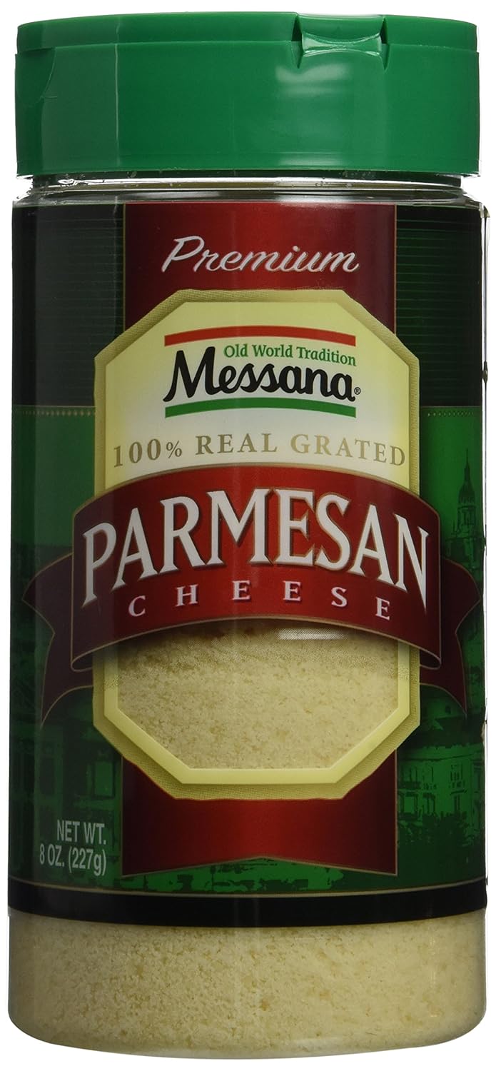 Messana Grated Parmesan Cheese, 8 oz Grocery & Gourmet Food
